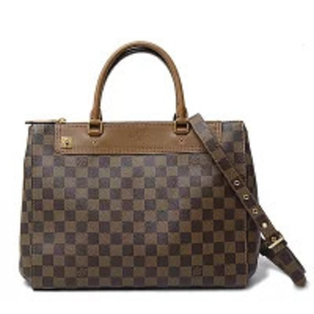 Louis Vuitton Greenwich Handbag Shoulder Bag Damier Pattern